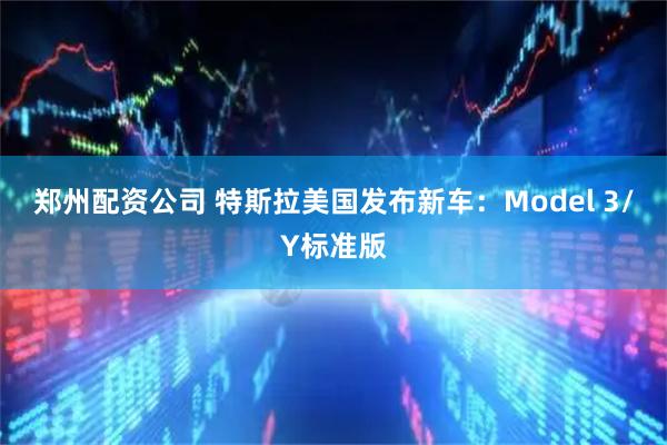 郑州配资公司 特斯拉美国发布新车：Model 3/Y标准版
